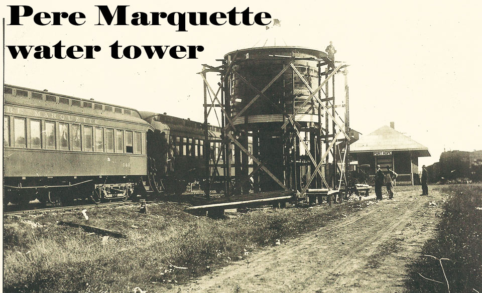 Pere Marquette Water Tower, Port Hope Michigan